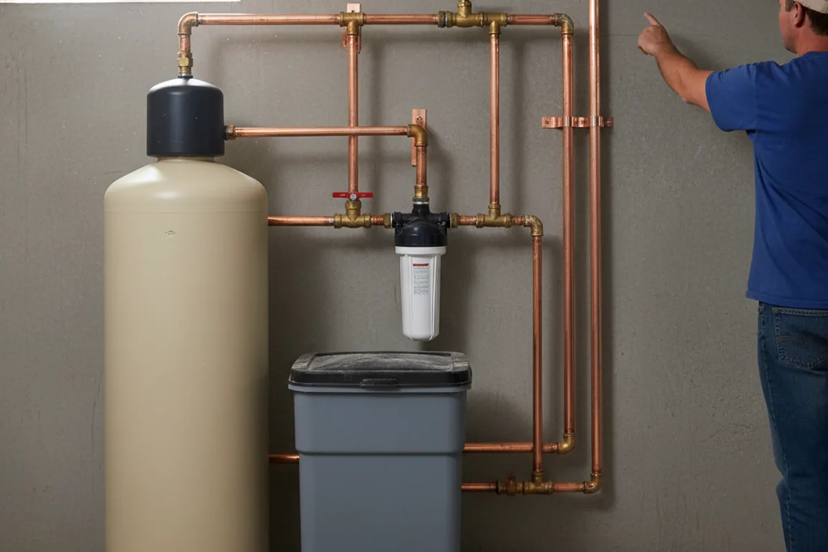 Whole-house water treatment system installed in Milfay